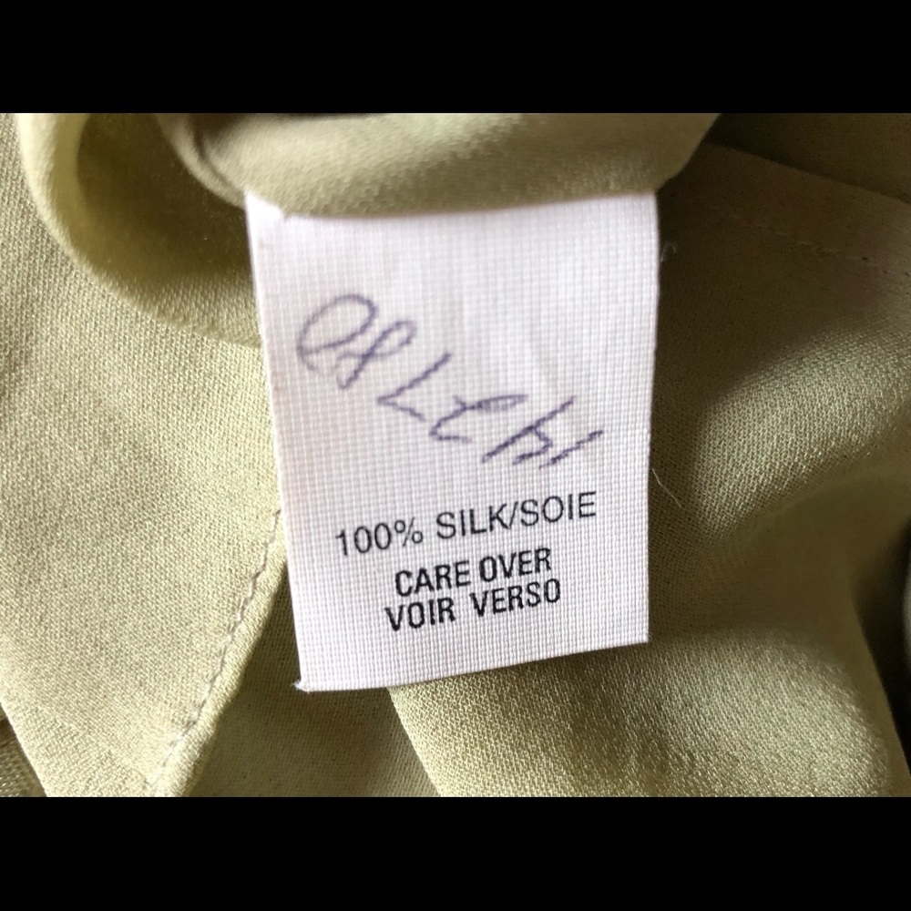 Anne Klein II Silk  Beaded Blouse (10) - Picture 4 of 6